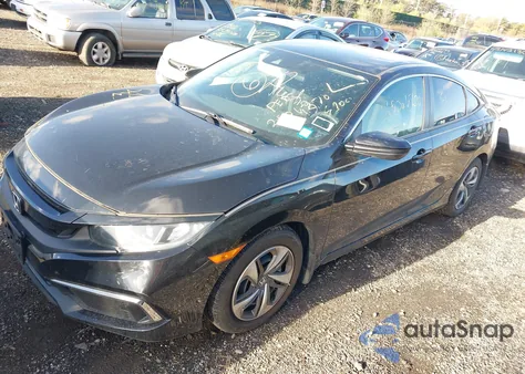 2020 Honda Civic Lx из США, поврежденный, VIN 2HGFC2F69LH508977